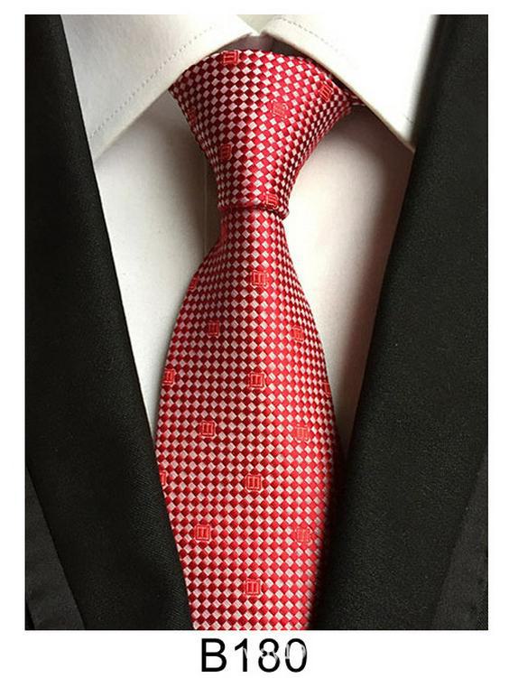 Мужской галстук ручной работы из полиэстерового шелка – повседневный, официальный или профессиональный