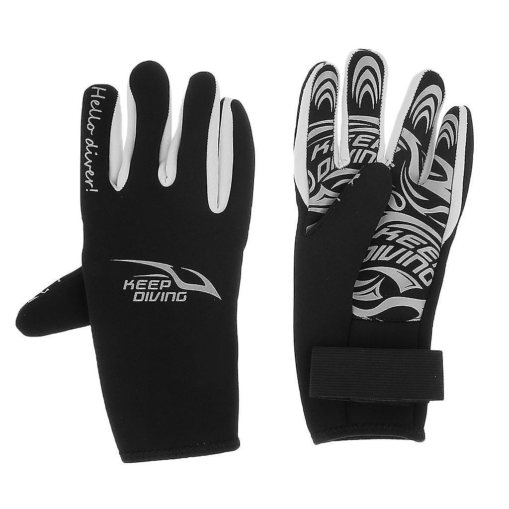 1 Pair 3mm Neoprene Scuba Diving Swimming Surfing Kayaking Gloves Wetsuit S