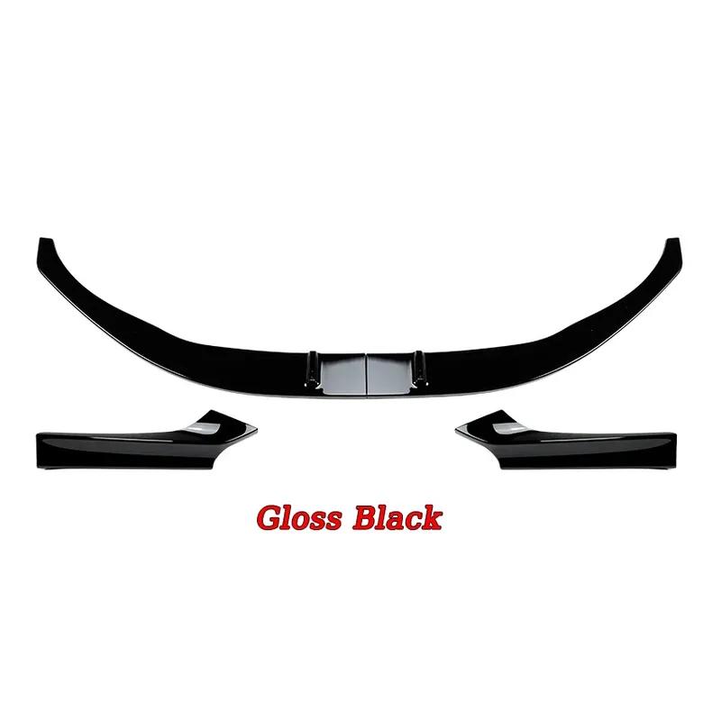 Car Front Bumper Spoiler Lip For BMW 2 Series F22 F23 M235i M240i 220i 228i 230i M-Sport 2014-2019 Diffuser Guard Tuning Bodykit