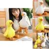Plush Animal Toy White Duck Soft Stuffed Doll Childrens Comforter Gift