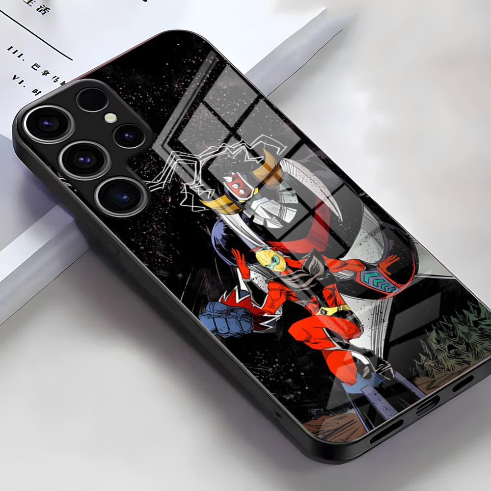 Чехол для телефона UFO ROBO GRENDIZER GOLDORAK для Samsung S25 Edge Ultra S23 S22 S21 S20 Ultra Plus S24 Fe A54 A53 A25 Стеклянная крышка