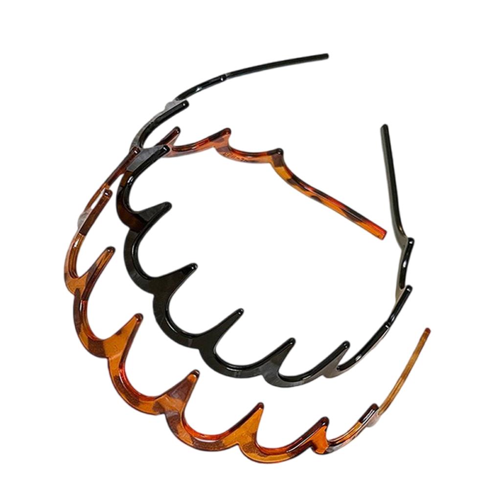 2pcs Practical Plastic Resin Hair Clip For Women With Teeth Designs To Secure Loose Strands And Maintain Neat Hairstyles