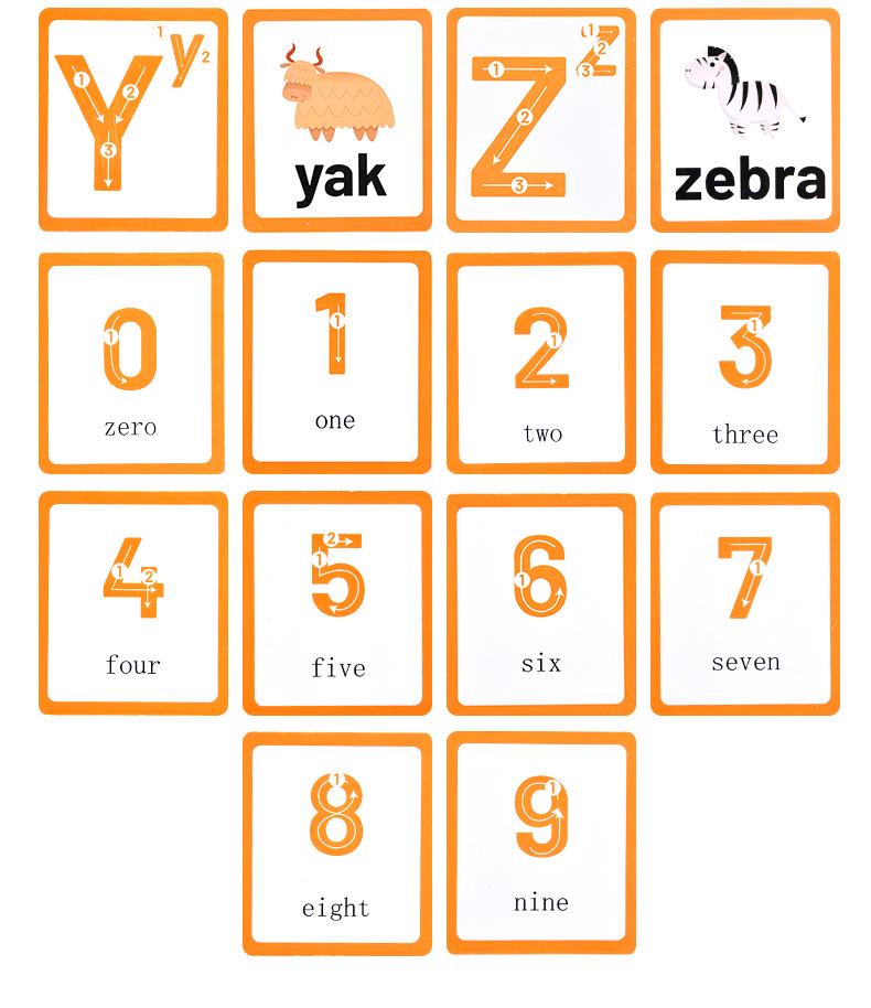 Монтессори Наждачные буквы и цифры Деревянные развивающие игрушки