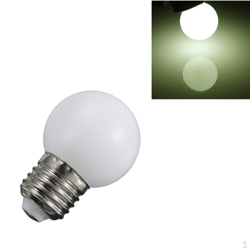 15 Pcs 1w LED Bulb E27 Colorful Screw Base Globe Decoration Garden
