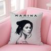 Музыкальный альбом M-Marina And The Diamonds Наволочка с принтом Наволочка для гостиной Диванная подушка Чехол & Декор для спальни