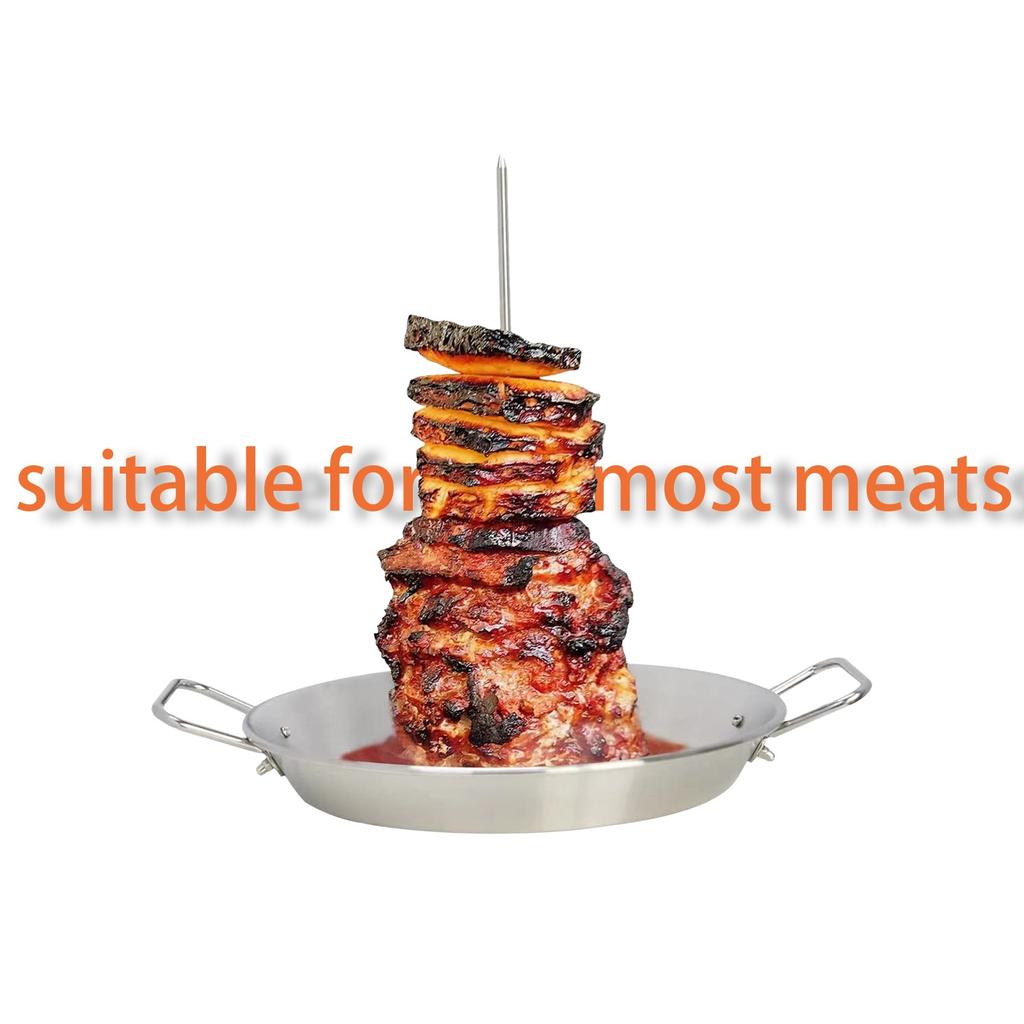 Вертикальный шампур для барбекю Шашлык для гриля Бразильские шампуры для домашнего тако Аль Пастор Шаурма Бразильский чураско из нержавеющей стали