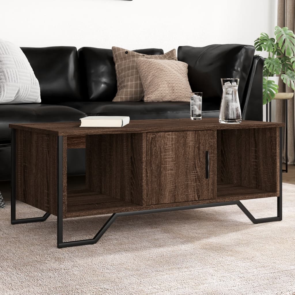 Vidaxl Stolik Kawowy, Brązowy Dąb, 100X51X40 Cm