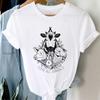 New Summer T-Shirts Harajuku Cow Graphic Tshirt Women Short Sleeve Tee Shirt Femme Summer Female T-Shirt O-Neck T-Shirt Ladies