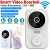 WiFi Smart Video Doorbell Camera 2-Way Night Vision Wireless Visual Intercom Doorbell Intelligent Doorbell Indoor Outdoor Survei