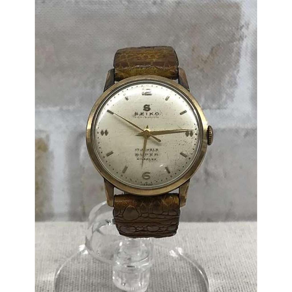 Used SEIKO ANTISHOCK SUPER NIVAFLEX Manual Wind Watch