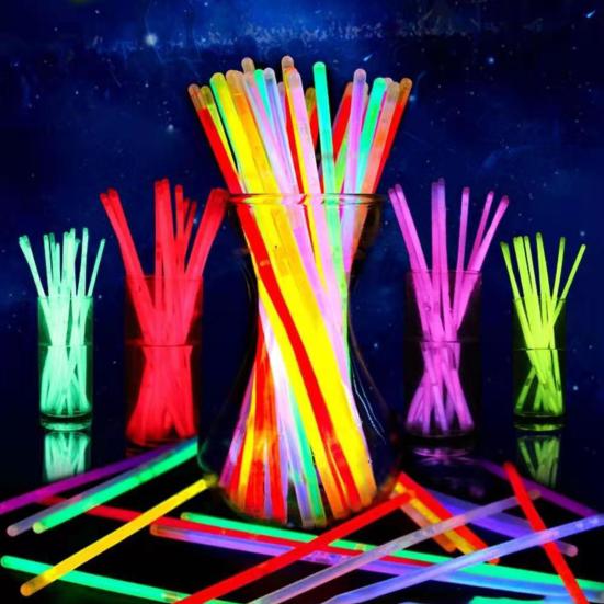 1 комплект светящихся декоративных палочек, трансформируемые носимые захватывающие аксессуары для светящихся ночных забавных палочек, игрушек