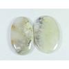 AAA натуральный тигровый дендритный агат 2 шт овальный кабошон россыпью драгоценный камень 39-39 мм SK-3645