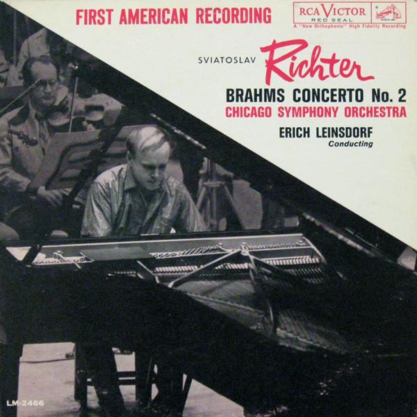 LP Запись ИОГАННЕС БРАМС / СВЯТОСЛАВ РИХТЕР - Концерт №. 2 LM2466 RCA Victor Красный 1960 США Классика Б/У