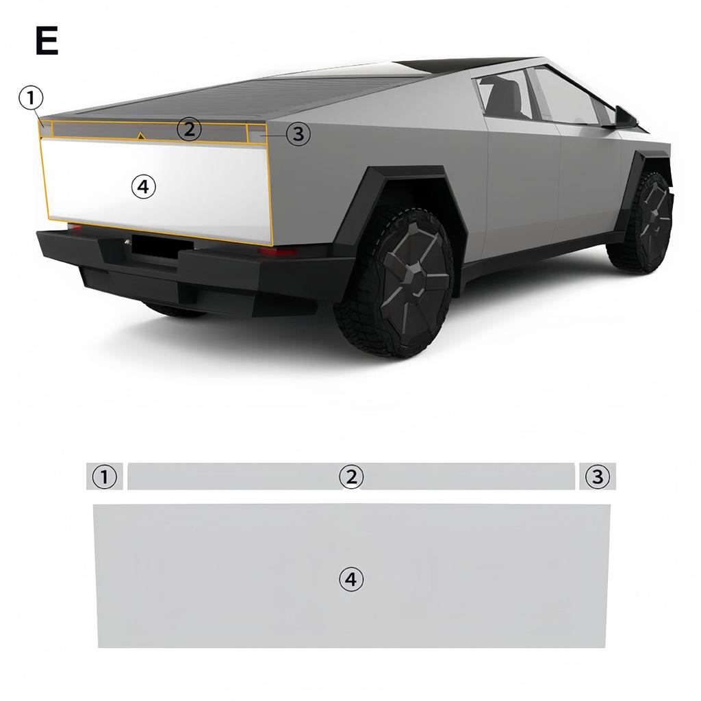Защитная пленка из ТПУ для Tesla Cybertruck: Полный чехол-маска для покраски автомобиля