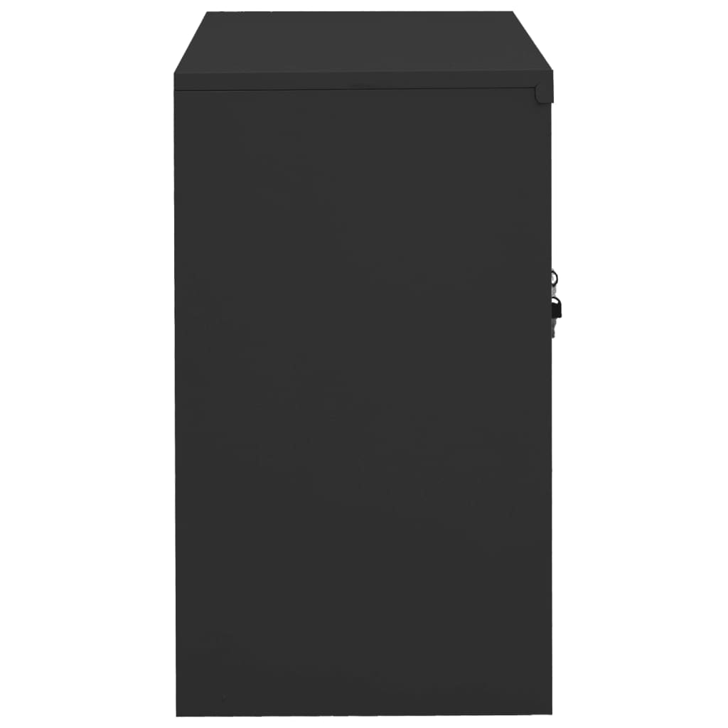 Office Cabinet Anthracite 90 x 40 x 70 cm Steel