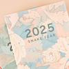 2025 Monthly Planner Notebook for Women Student Letter Size Softcover Budget Planner 8x11.2Inch for Planning Noting