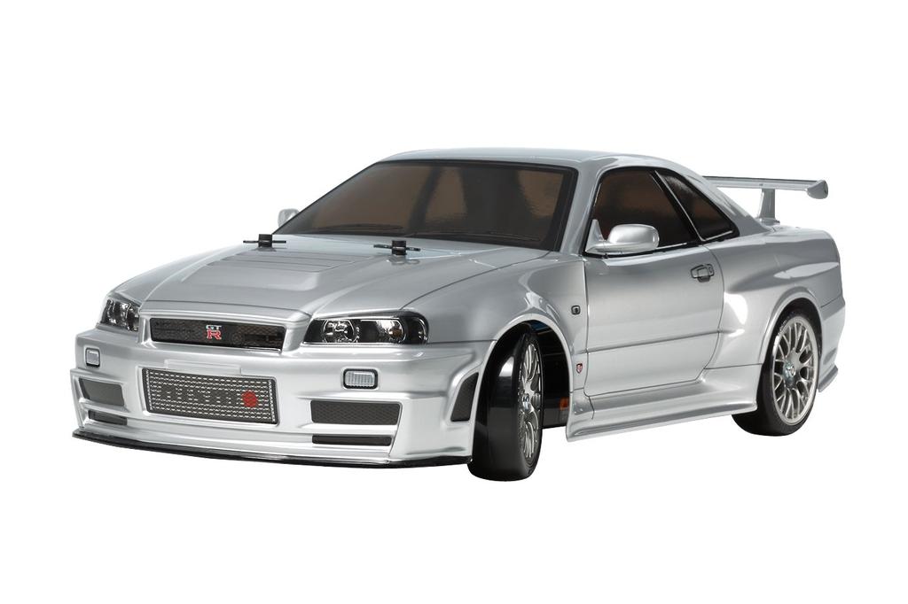 Tamiya Male Electric RC Car Series Nismo R34 Drift Spec 58605 1/10 No.605 GT-R Z-tune (TT-02D Chassis) On-road