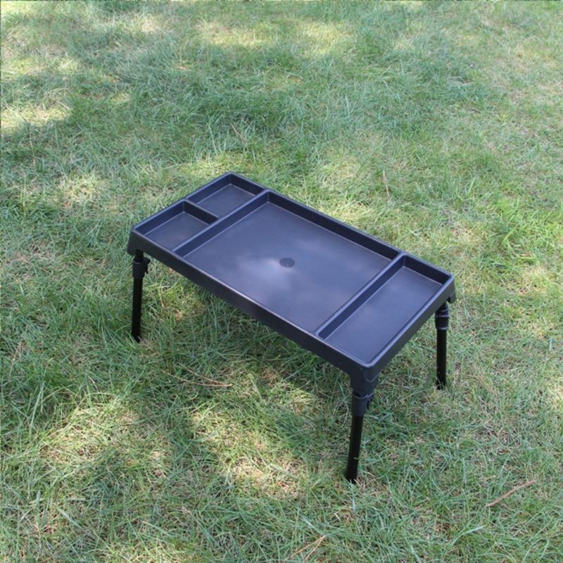 Folding Fishing Baits Table Adjustable Picnics Desk with Extendable Legs Foldable Outdoor Camping Table Easy to Use