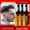 Slicked Back Hairstyle Gel Comb: Men's Oily Hair Pomade Wax & Styling Paste