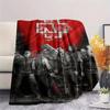 Rammstein Heavy metal band printing Flannel Blanket Bedroom Sofa Camping Warm blanket Gifts for family and friends-MJ003