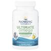 Nordic Naturals Ultimate Omega®, Plant-Based EPA and DHA, Lemon Flavor, 60 Softgels (605 Mg Per Softgel)