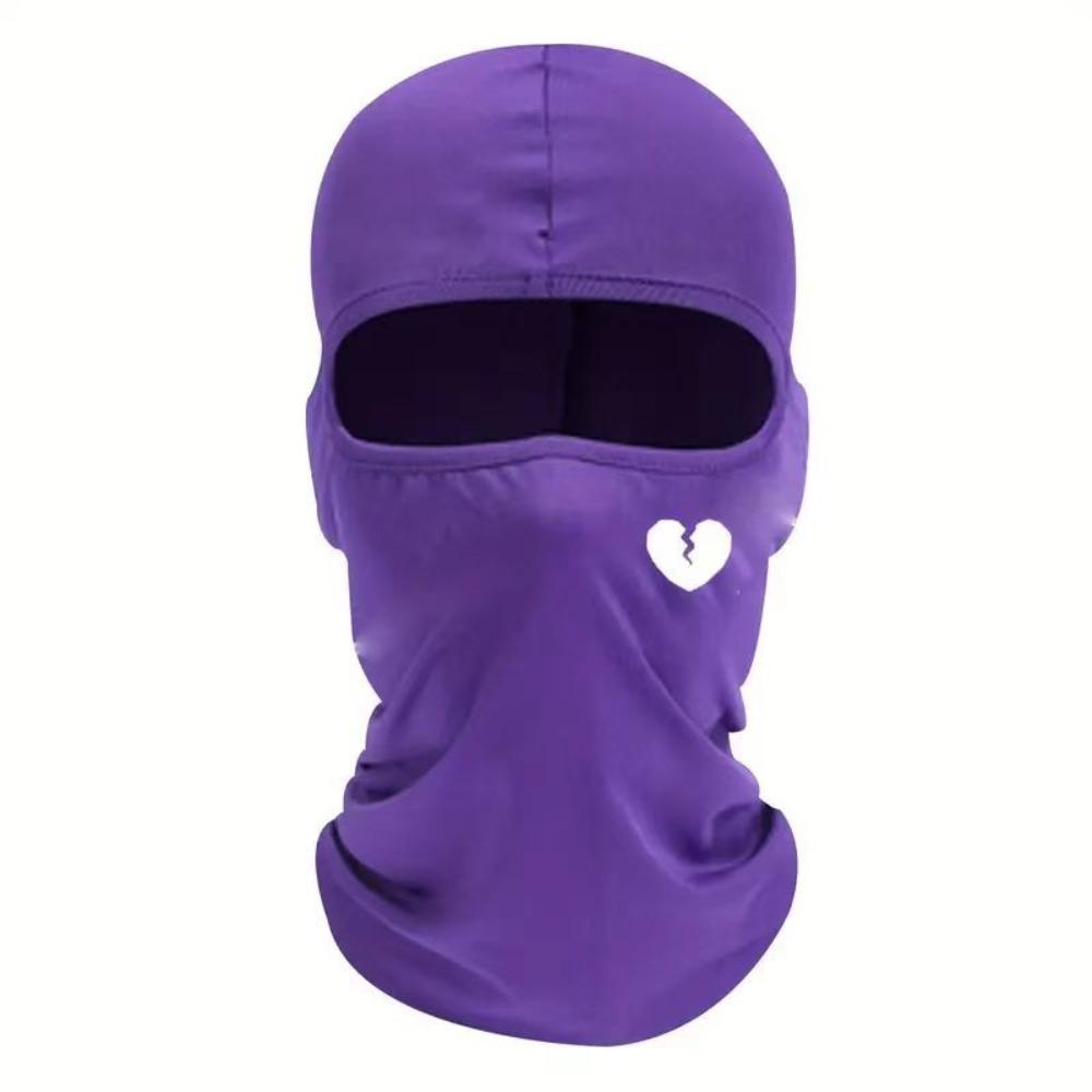Portable Heartbreak Printed Face Cover Polyester Cycling Ski Mask Summer
