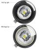 2 X LED Fog Light with Angel Eye DRL For Chrysler 300 2007 2008 2009 (Not Fit 300C) H10 9005 Car Front Fog Daytime Running Lamp