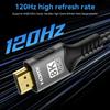 8K HDMI 2.1 Cable 48Gbps Ultra High-Speed 60Hz 120Hz HDMI 2.1 Cable Compatible for PC, PS5, TV, and Projector
