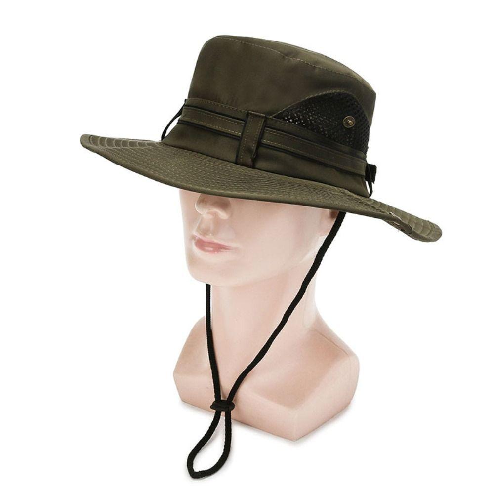 Wide Brim Hiking Hats UV Protection Sun Hat Fashion Panama Cap
