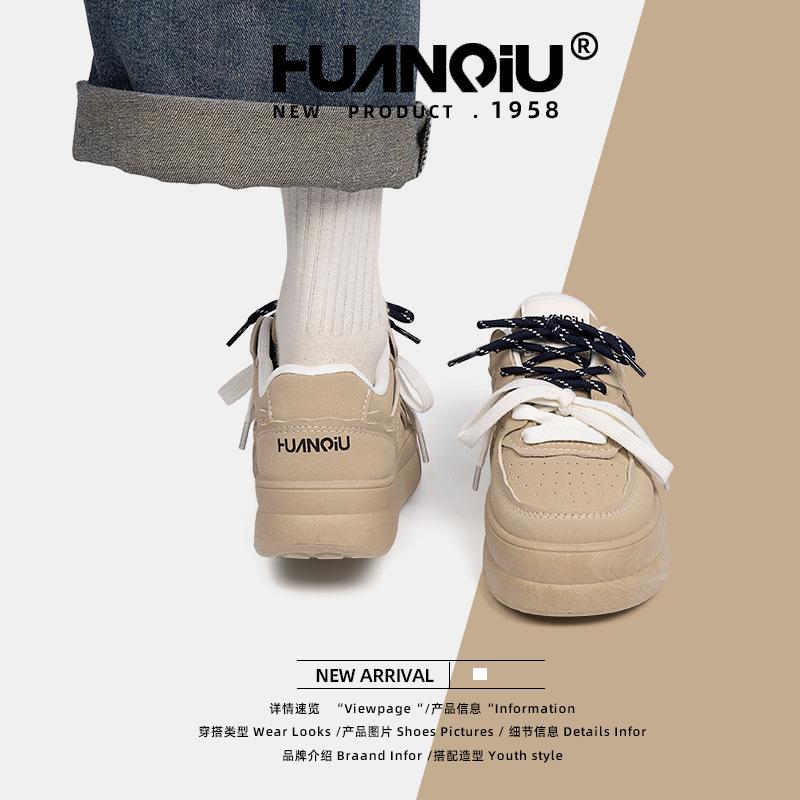 Глобальные ретро туфли на толстой подошве в гонконгском стиле женские 2025 весна новые дышащие повседневные универсальные спортивные туфли ZHQ3157