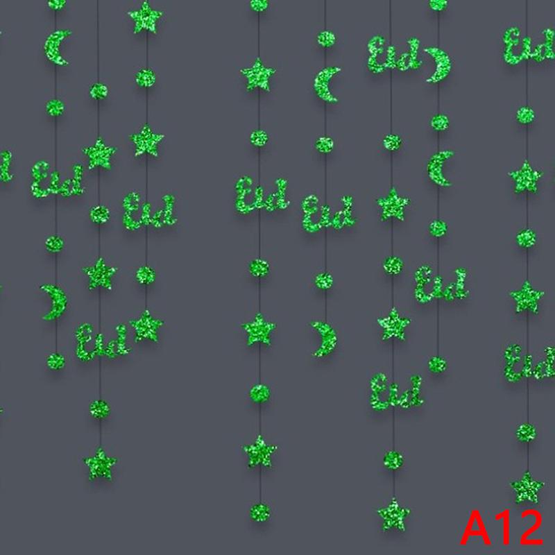 Сделай сам Домашний декор Ид Мубарак Баннеры Украшения Рамадан Карим Подвесная гирлянда Ислам Мусульманская Подвесная лента Вымпел