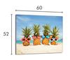 Szklana płyta ochronna na kuchenkę 60x52 Ananas