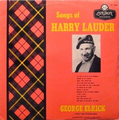 Виниловая пластинка GEORGE ELRICK THE STARGAZERS Песни Гарри Лодера LL1468 London Records Канада КантриФолк Б/у