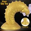Large Realistic Dildo for Women, Giant Textured Strap-On with Suction Cup for Couple Play and BDSM Fantasy