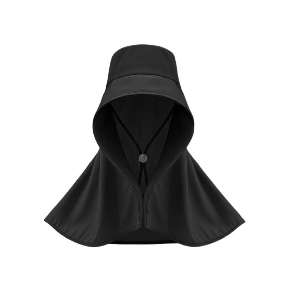 Solid Color Outdoor Beach Hat Breathable Sun Protection Cap Wide Brim Sunhat  Outdoor Activities