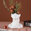1PC Creative Human Body Art Makeup Brush Holder Modern Abstract Art Bust Flower Vase Pot For Home Vanity Desktop Decor Organizer