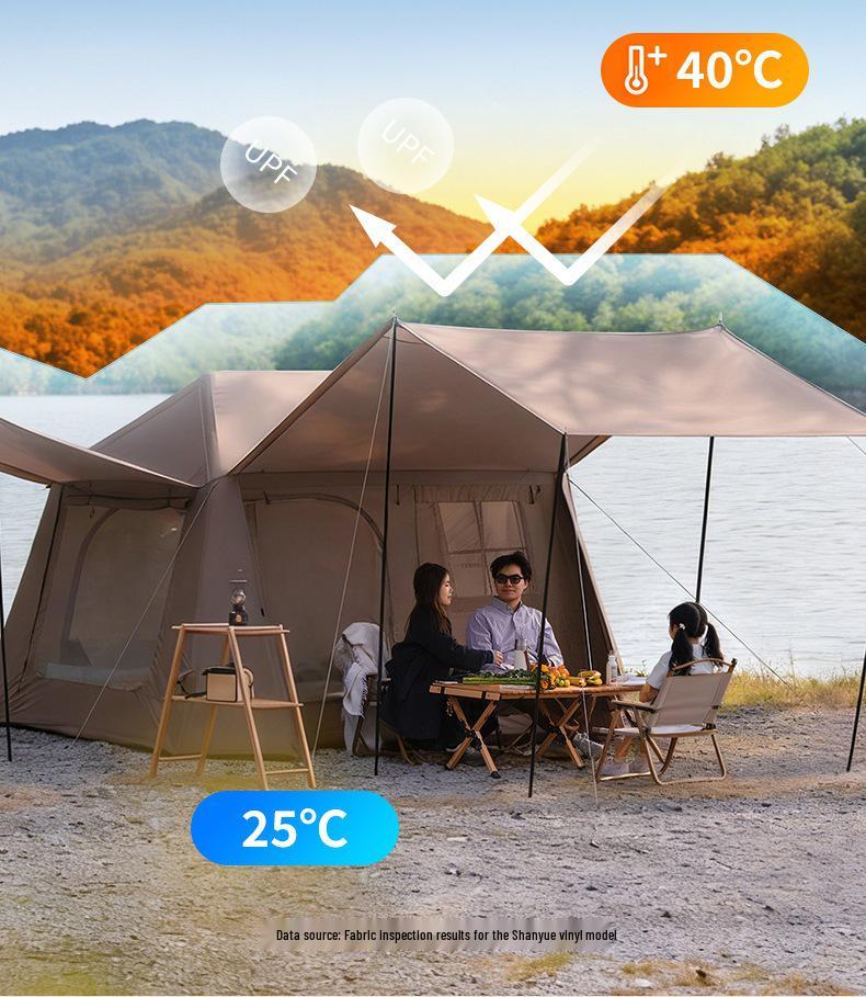 Shan Yue Automatic Inflatable Two-in-One Camping Tent and Awning