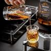 50ml Whiskey Glass Cup Scotch Whisky Bourbon Cocktails Vintage Diamond Pattern Cup Bar Party RUM Small Capacity Whiskey Glasses