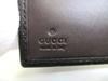 Authentic GUCCI Guccissima Dark Brown Leather Bifold Wallet Compact Wallet #a974  Pre-owned
