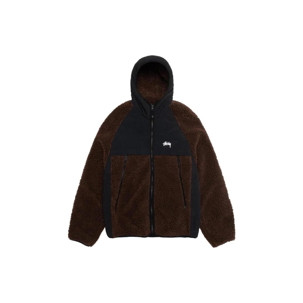 Куртка Stüssy с панелями из овчины (унисекс) Бархатные пиджаки 118530