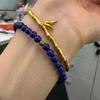 Natural Stone Lapis Lazuli Bracelet for Men and Women