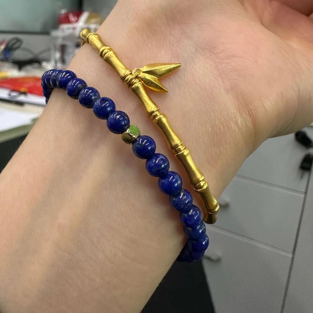 Natural Stone Lapis Lazuli Bracelet for Men and Women