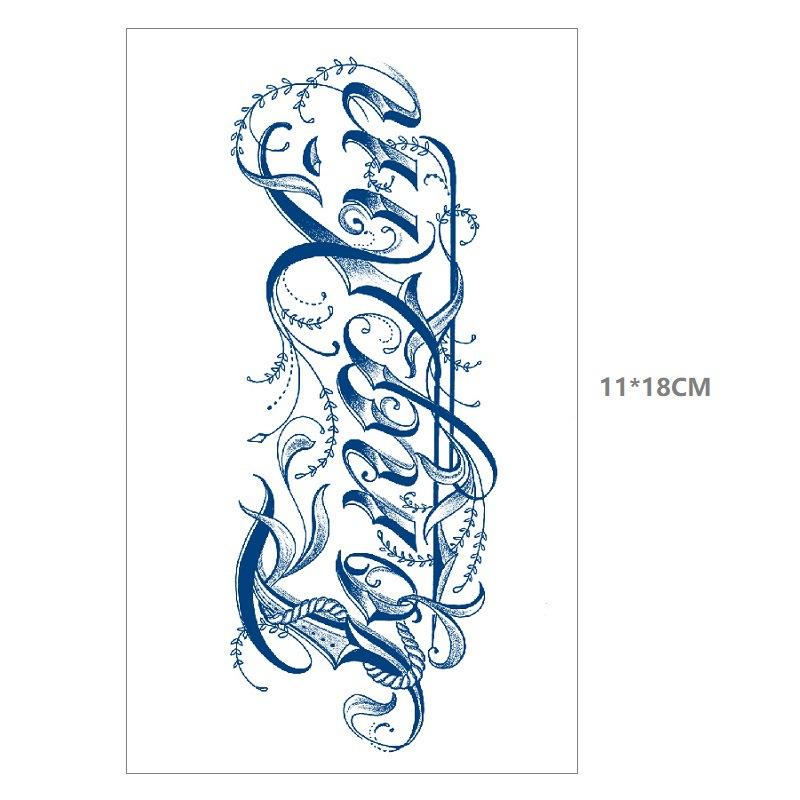 Death Ray прямые неотражающие сок травяные татуировки наклейки линии водонепроницаемые стойкие мужчины и женщины постепенные изменения наклейки