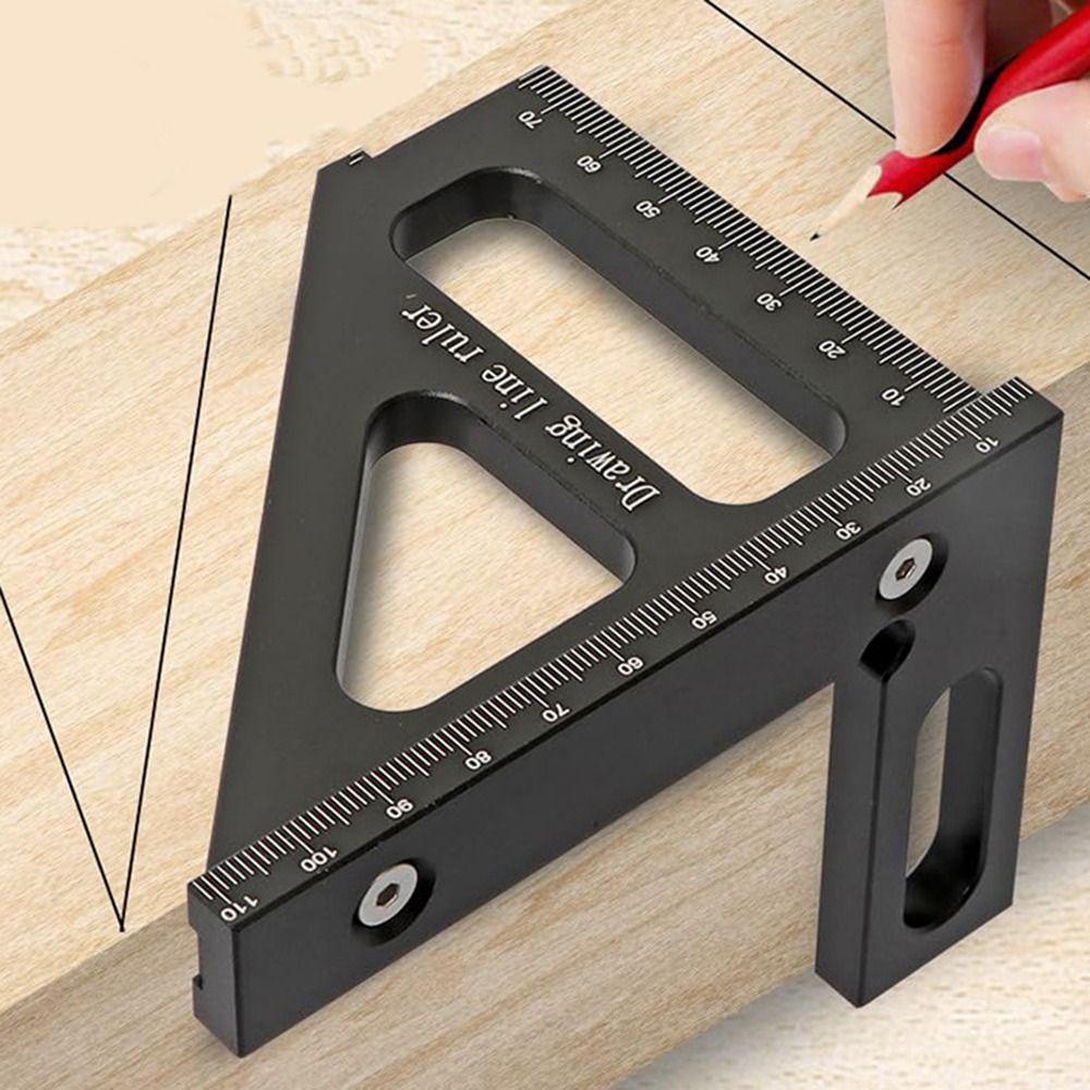45/90 Degree Miter Triangle Ruler 3D Multi Angle Woodworking Ruler  Woodworking Projects