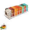Flower Tea Bag Storage Box Transparent Display Box 8-Grid Classification Box Multi Functional Desktop Organizing Tool