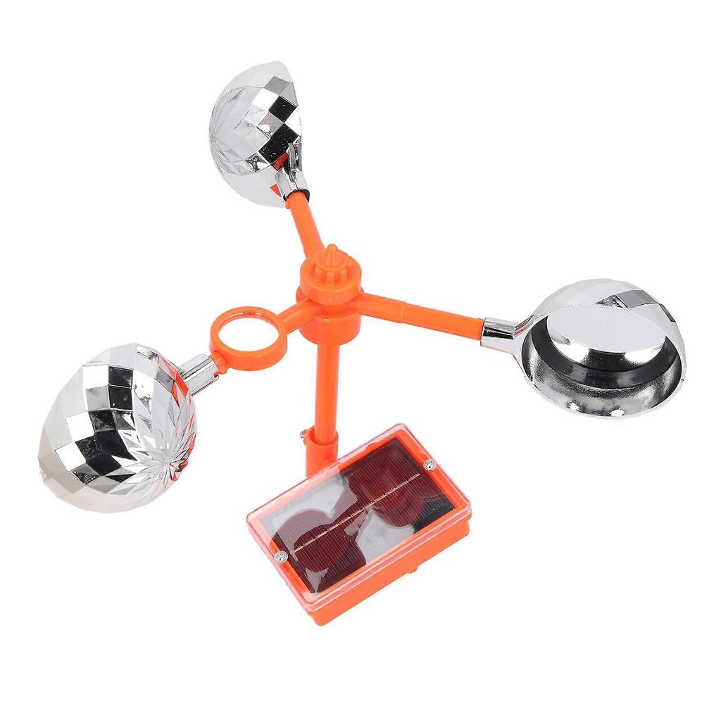 Solar Powered Bird Deterrent Device, 3 Rotating Prisms, Reflective, Seagull Scare Away, for Outdoor Orchard, Field, Power Grid