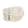 Faux Pearl Bracelet Women Retro Wrist Bracelet Ladies Rhinestone Stretch