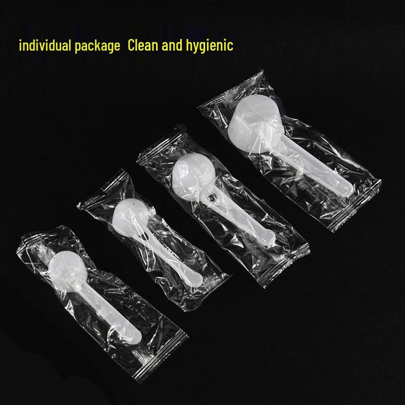 Zhaoran Пластиковые мерные ложки для порошка - 50 шт. Белые