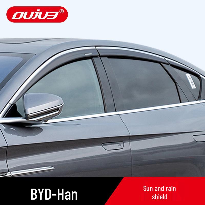Дефлекторы боковых окон BYD Han DM DMi и Ev DMp: Аксессуары для отделки