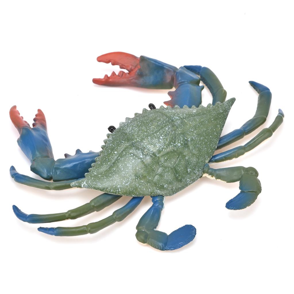 Realistic Marine Animal Crab Model Simulated Plastic Crab Kid"s Educational Props Crab